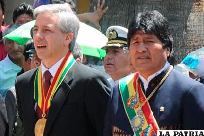 Las dos primeras autoridades del Estado /BOLIVIA.INTERLATIN.COM