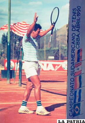 Almaraz, en 1990 participó en un Sudamericano en Cochabamba