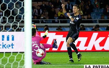 Cristiano Ronaldo anota el segundo del Real Madrid frente al América /as.com
