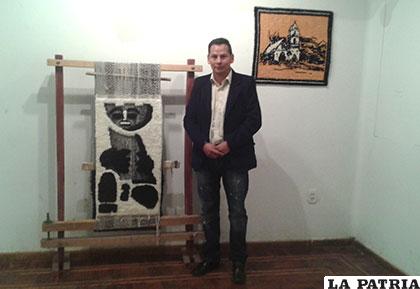 Michael Patzi exhibe sus obras en la galería del ISBA