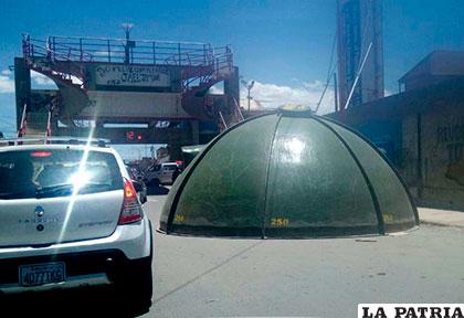 El problema del iglú policial, fue trasladado a la calle Montesinos