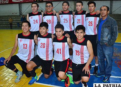 El plantel de Alemán, terminó tercero en el campeonato