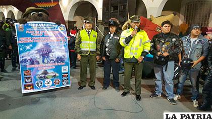 El Comandante Departamental destacó la importancia de dar mensajes de conciencia sobre seguridad vial