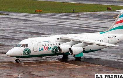 El avión que se estrelló en Colombia dejando 71 muertos /depor.pe