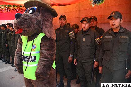 El control policial con personal en las calles evitó la delincuencia en la ciudad