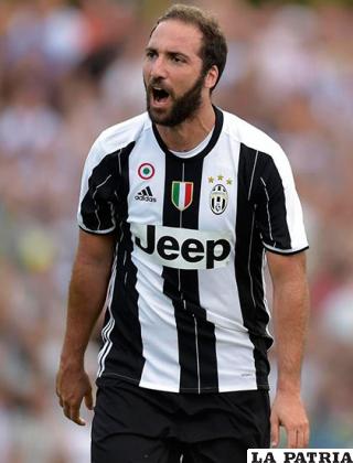 Gonzalo Higuaín, delantero de la
Juventus F.C., Italia /mediaset.it