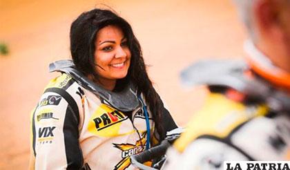La boliviana Suany Martínez lista para participar en el Rally Dakar /BOLIVIA.COM