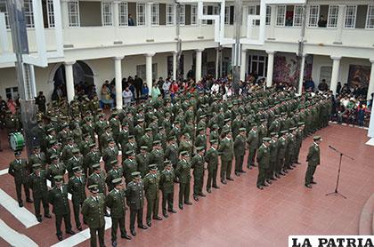 Los efectivos del 