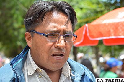 Jefe del MAS-IPSP en Oruro, Yvan Reynaga, denuncia injerencia del 