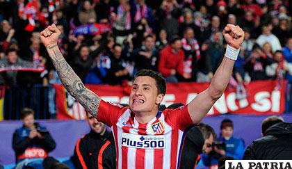 José María Giménez anotó el gol del triunfo del Atlético de Madrid