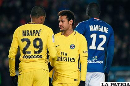 El PSG con Mbappé y Neymar no pudo ante el Estrasburgo