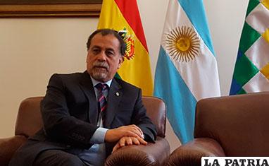 Normando Álvarez, embajador de Argentina