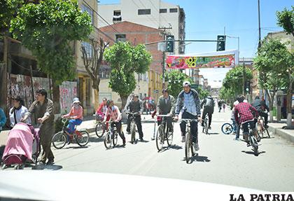 Las bicicletas se 