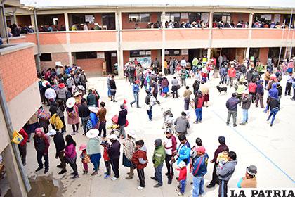 La jornada electoral se caracterizó por la tranquilidad en su desarrollo en todo el departamento