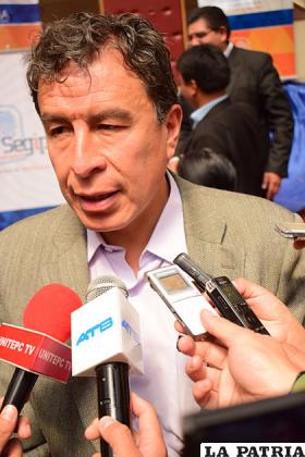El nuevo representante de Oruro en el Consejo de la Magistratura, Marco Jaimes