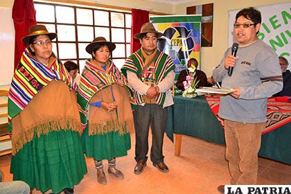 Autoridades originarias fueron reconocidas 