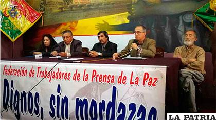 Periodistas se declaran en defensa de la Libertad de Expresión