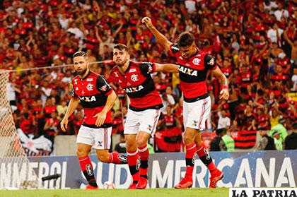 Flamengo abrió el marcador mediante Lucas Paquetá /conmebol.com