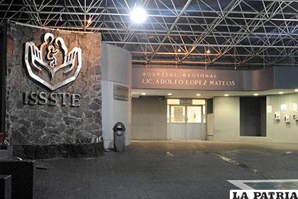 El Instituto de Seguridad y Servicios Sociales de los Trabajadores del Estado (Issste) donde se practicó los innovadores tratamientos