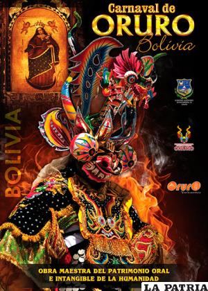 La Secretaría de Turismo de la Gobernación presentó el afiche con el que se publicitará el Carnaval de Oruro