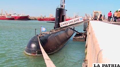 El submarino ARA San Juan, continúa desaparecido desde el pasado 15 de noviembre