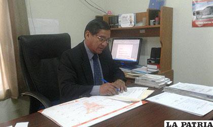 Nicanor Laura, nuevo gerente de la Empresa Municipal de Aseo Oruro (EMAO)