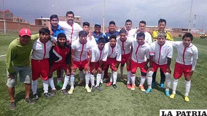 El equipo de Aurora que logró vencer en el partido de ida a Corque FC