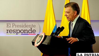 Juan Manuel Santos, presidente de Colombia