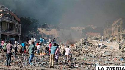 Devastador panorama que dejó atentado en Somalia /eitb.org
