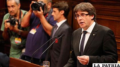 Carles Puigdemont, presidente de la Generalitat catalana /forbes.com.mx