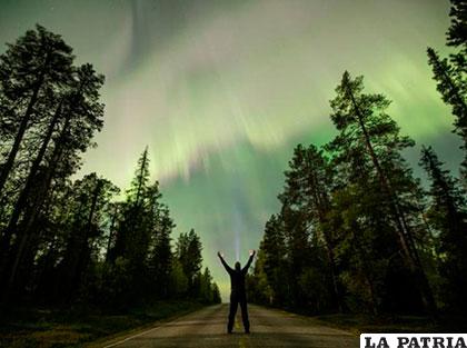 La aurora boreal, hermosa y pasajera, captada en Lapland, Finlandia. Septiembre 8. Reuters/Alexander Kuznetsov/All about Lapland