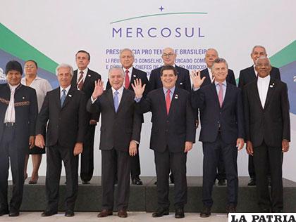 Presidentes y representantes de países miembros del Mercosur /arcpublishing.com