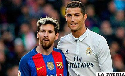 Lionel Messi, del Barcelona, y Cristiano Ronaldo, del Real 
Madrid, luchan por el primer lugar en la tabla de goleadores en el fútbol español /diez.hn