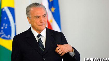 Michel Temer tuvo muchos inconvenientes al frente del gobierno brasileño en esta gestión