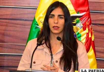 Gabriela Montaño, presidenta de la Cámara de Diputados /ANF
