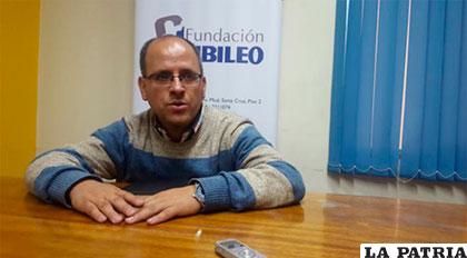 Raúl Velásquez, especialista en temas energéticos de Fundación Jubileo /ANF
