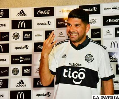 Néstor Ortigoza en la actualidad milita en el Olimpia paraguayo