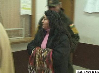 La ex fiscal luego de su audiencia cautelar