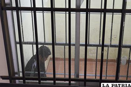 Uno de los sindicados en las celdas de la Felcv