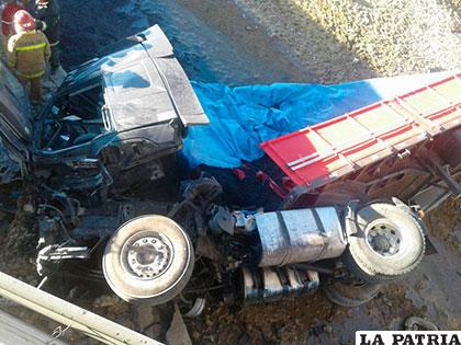 El conductor del camión estaba bajo los efectos del alcohol