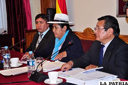 Segundina Ledezma, presidenta del Concejo Municipal de Oruro por la gestión 2017