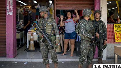 El resguardo militar cada vez se hace más fuerte en Brasil /telemetro.com