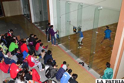 Las 12 canchas del complejo 