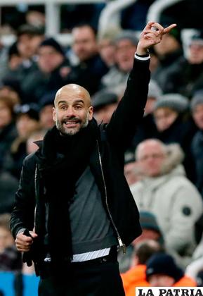 Pep Guardiola, director técnico del Manchester City