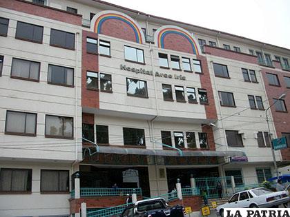 Hospital Arco Iris, ubicado en la zona Villa Fátima de La Paz