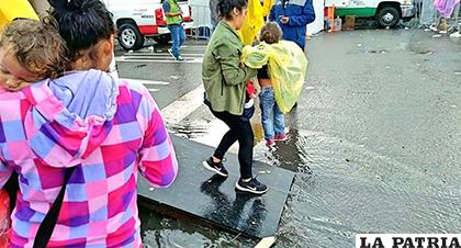 Las intensas lluvias de los últimos tres días provocaron daños en Tijuana /El Nuevo Diario