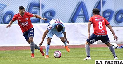 Bolívar ganó en la ida 2-1 en La Paz el 01/09/2018 /APG