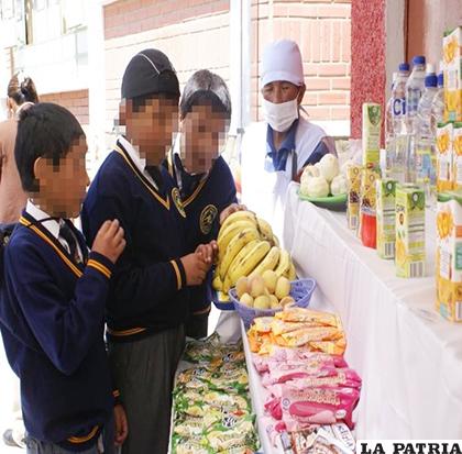 Implementación de quioscos saludables en colegios /Sedes