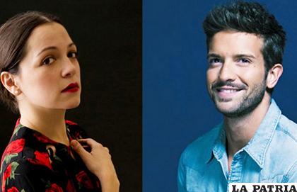El español Pablo Alborán y la mexicana Natalia Lafourcade