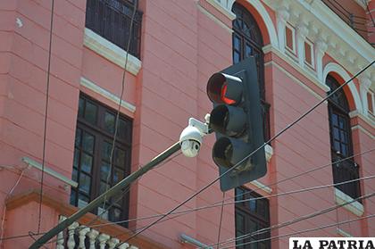 La cámara de seguridad de las calles Adolfo Mier y Soria Galvarro /LA PATRIA
